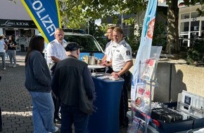 PD Main-Taunus - Polizeipr&auml;sidium Westhessen: POL-MTK: "Coffee with a cop" auf dem Schwalbacher Wochenmarkt
