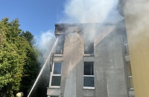 Feuerwehr Dortmund: FW-DO: Wohnungsbrand in Lütgendortmund - Bewohner in Spezialklinik transportiert