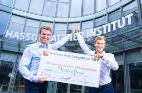 HPI Hasso-Plattner-Institut: Startup-Idee Pflegekräfte mit digitalem Assistenten zu entlasten gewinnt 100.000 Euro