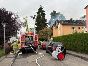 KFV Bodenseekreis: Hoher Sachschaden bei Wohnhausbrand