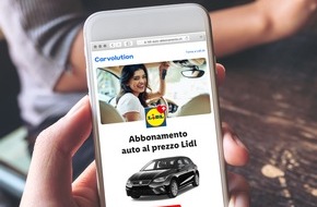 LIDL Schweiz: Lidl Svizzera lancia l'abbonamento all'auto / Cooperazione con la start-up Carvolution