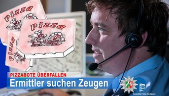 Polizeipräsidium Oberhausen: POL-OB: Rudolfstraße - Pizza-Bote überfallen - Zeugen gesucht