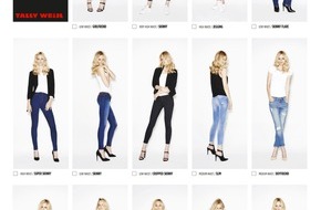TALLY WEiJL Trading AG: Nadine Strittmatter neues Kampagnengesicht für TALLY WEiJL / Find your fit: TALLY WEiJL launcht Denim Fit Guide (BILD)