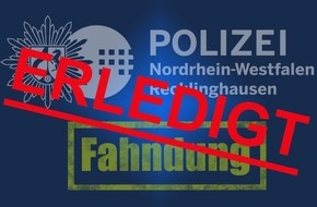 Polizeipr&auml;sidium Recklinghausen: POL-RE: Dorsten: Vermisste 17-J&auml;hrige ist zur&uuml;ck