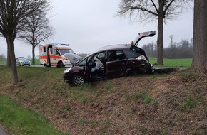 Feuerwehr Helmstedt: FW Helmstedt: Verkehrsunfall auf der B244