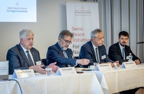 CSI Christian Solidarity International: Auf dem Weg zum Frieden / CSI unterstützt das überparteiliche Komitee "Schweizer Friedensinitiative für Bergkarabach"