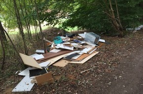 Polizeiinspektion Nienburg / Schaumburg: POL-NI: Rinteln - Illegale Abfallentsorgung im Waldgebiet