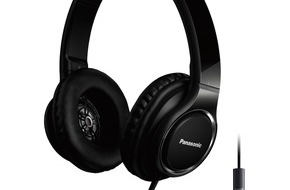 Panasonic Deutschland: Panasonic stellt neues Over-Ear Headset vor / Der 40mm High Resolution Wandler des RP-HD6M sorgt für besten Sound mit voluminösen Bässen und klaren Höhen