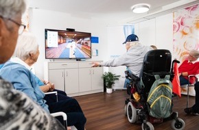 Alloheim Senioren-Residenzen SE: Unternehmensgruppe setzt auf hochmoderne Technik: Spielekonsole hält Bewohner der Alloheim Senioren-Residenzen fit