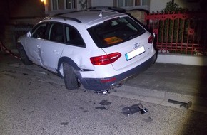 Polizeidirektion Neustadt/Weinstraße: POL-PDNW: Betrunken Verkehrsunfall verursacht