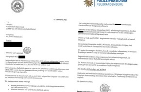 Polizeipräsidium Neubrandenburg: POL-NB: Neue Betrugsmasche in Greifswald