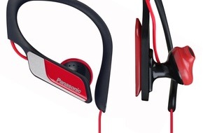 Panasonic Deutschland: Panasonic RP-HS34E: Kopfhörer für Sportbegeisterte / Neu entwickelter Sport Clip Ohrhörer für besondere Ansprüche (FOTO)