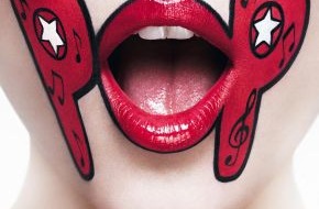 ProSieben: POPART für POPSTARS: ProSieben wirbt mit roten Lippen (BILD)