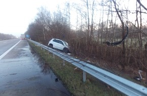 Polizeiinspektion Cuxhaven: POL-CUX: +++ Glimpflicher Ausgang auf A 27 +++