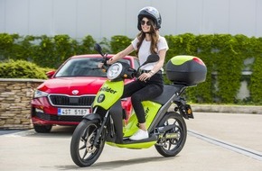 Skoda Auto Deutschland GmbH: ,BeRider': SKODA AUTO DigiLab startet eScooter-Sharing in Prag (FOTO)