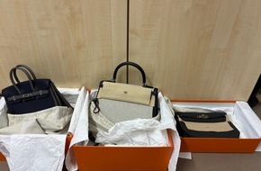 Polizei D&uuml;sseldorf: POL-D: K&ouml;nigsallee - Ermittlungserfolg - Mutma&szlig;licher Hehler mit hochwertigen Luxustaschen vorl&auml;ufig festgenommen