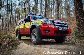 Feuerwehr Dortmund: FW-DO: Rettung in unwegsamen Gelände