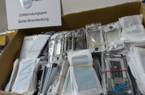 Zollfahndungsamt Berlin-Brandenburg: ZOLL-BB: Mit falschen Handys gehandelt / 
Zollfahndung stellt mehrere Hundert gefälschte Handygehäuse sicher
