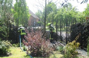 Polizeiinspektion Nienburg / Schaumburg: POL-NI: Hecke abgebrannt