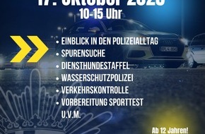 Polizeidirektion Montabaur: POL-PDMT: Polizeierlebnistag der Polizei St. Goarshausen am 17.10.2025