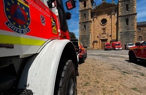 Feuerwehr D&uuml;sseldorf: FW-D: FOLGEMELDUNG 1: Feuerwehr D&uuml;sseldorf unterst&uuml;tzt als Teil der EU-Waldbrandeinheit in Spanien bei der Waldbrandbek&auml;mpfung