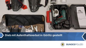 Bundespolizeiinspektion Ludwigsdorf: BPOLI LUD: Dieb mit Aufenthaltsverbot in G&ouml;rlitz gestellt