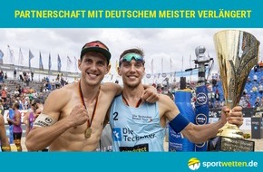 sportwetten.de: sportwetten.de verlängert Partnerschaft mit Deutschem Meister