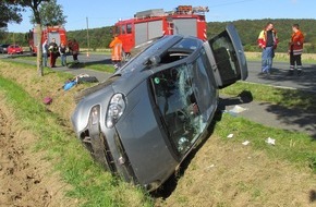 Polizeiinspektion Hildesheim: POL-HI: Nach Fehler beim Überholvorgang - Verkehrsunfall mit verletzter Person