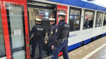 Bundespolizeidirektion München: Bundespolizeidirektion München: Sexuelle Belästigung im Zug / Betrunkener belästigt 19-Jährige