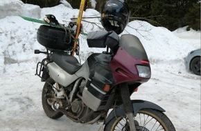 Landespolizeiinspektion Suhl: LPI-SHL: Motorrad geklaut