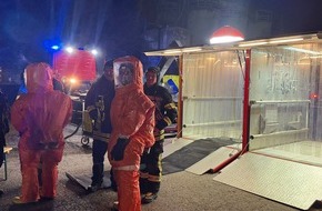 Feuerwehr Hagen: FW Hagen: Gefahrguteinsatz, Unterstützung für Polizei.