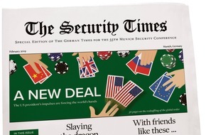 The Security Times: Neue Ausgabe der Zeitung "The Security Times" auf der Münchner Sicherheitskonferenz