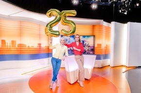 ZDF: 25 Jahre "drehscheibe" im ZDF: Jubiläumssendung mit Doppel-Moderation