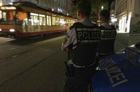 Polizeipräsidium Karlsruhe: POL-KA: Erfolgreiche Schwerpunktkontrolle von VBK und Polizei am Samstagabend