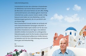 alltours flugreisen gmbh: Griechenland-Comeback: Deutsche Urlauber buchen wieder deutlich mehr Reisen an die Ägäis / Nachfrage für Mittelmeerurlaub auf Kreta, Rhodos, Kykladen, Samos, Thassos steigt (BILD)