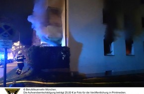 Feuerwehr München: FW-M: Hoher Sachschaden durch Brand (Giesing)