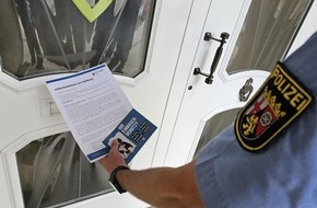 Polizeipräsidium Trier: POL-PPTR: Polizei berät an der Haustür zum Thema Einbruchsschutz