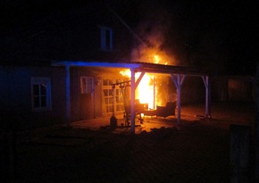 POL-STD: Schnelles Eingreifen der Feuerwehr verhindert Ausbreitung von Feuer in Dollerner Bar-Betrieb