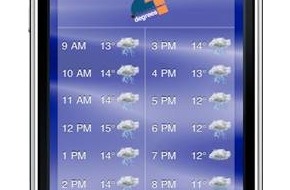 21degrees SA: Nouveauté mondiale: la météo vous suit partout, l'Application iPhone vous localise et vous envoit la météo où vous êtes... à 15 jours