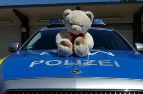 Polizeipräsidium Mannheim: POL-MA: BAB 6 (Gem. Mannheim-Feudenheim): Verlorener Teddybär auf der Autobahn - Verlierer gesucht!