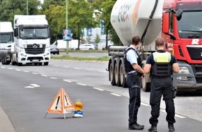 Kreispolizeibehörde Rhein-Kreis Neuss: POL-NE: Landesweite Kontrollen: Polizei setzt sich für mehr Sicherheit im Lkw-Verkehr ein