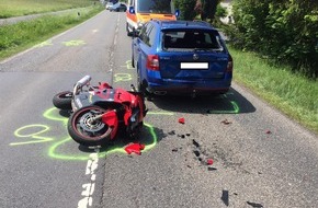 Polizeidirektion Neuwied/Rhein: POL-PDNR: Verkehrsunfall mit Personenschaden auf der B 8 Ortsausgang Weyerbusch