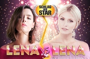 ProSieben: "Einen Durchmarsch wie beim ESC wird sie bei 'Schlag den Star' nicht erleben!" Lena Gercke fordert Lena Meyer-Landrut am Samstag auf ProSieben heraus