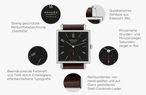 NOMOS Glash&uuml;tte: Unter der Lupe: Die neue Tetra neomatik black von NOMOS Glash&uuml;tte