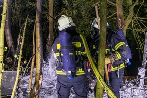 FW-MK: Feuer in einem Waldst&uuml;ck am Duloh