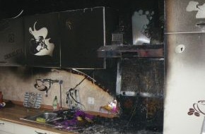 Polizei Düren: POL-DN: Eingeschaltete Herdplatte löst Küchenbrand aus