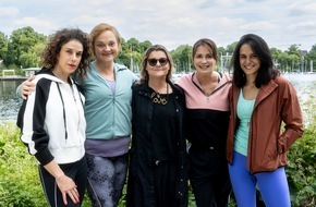 NDR / Das Erste: Dreh f&uuml;r neuen NDR Fernsehfilm &bdquo;Club der Fr&uuml;hschwimmerinnen&ldquo; mit Anja Kling, Annett Sawallisch, Aybi Era und Anne Sch&auml;fer