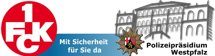 Polizeipräsidium Westpfalz: POL-PPWP: Gemeinsame Pressemitteilung der Staatsanwaltschaft und der Polizei
Kaiserslautern: 1. FCK - KSC: Fairness auch außerhalb des Rasens 
Randale wird nicht toleriert - Glasfreie Zone um das Stadion