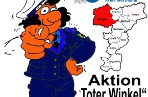 Polizei Mettmann: POL-ME: Aktion "Toter Winkel" - Ratingen - 1805063