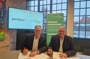 Glasfaser NordWest GmbH & Co. KG: Gemeinsamer Kurs in Richtung sichere, digitale Zukunft: Glasfaser Nordwest und GREENFIBER schließen Kooperation